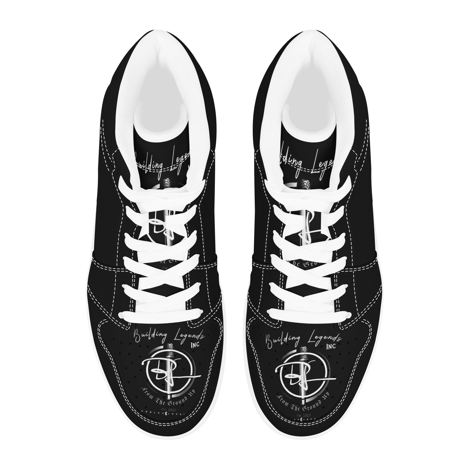 B/W BLI Hightops Men's High Top Sneakers (Model 20042)