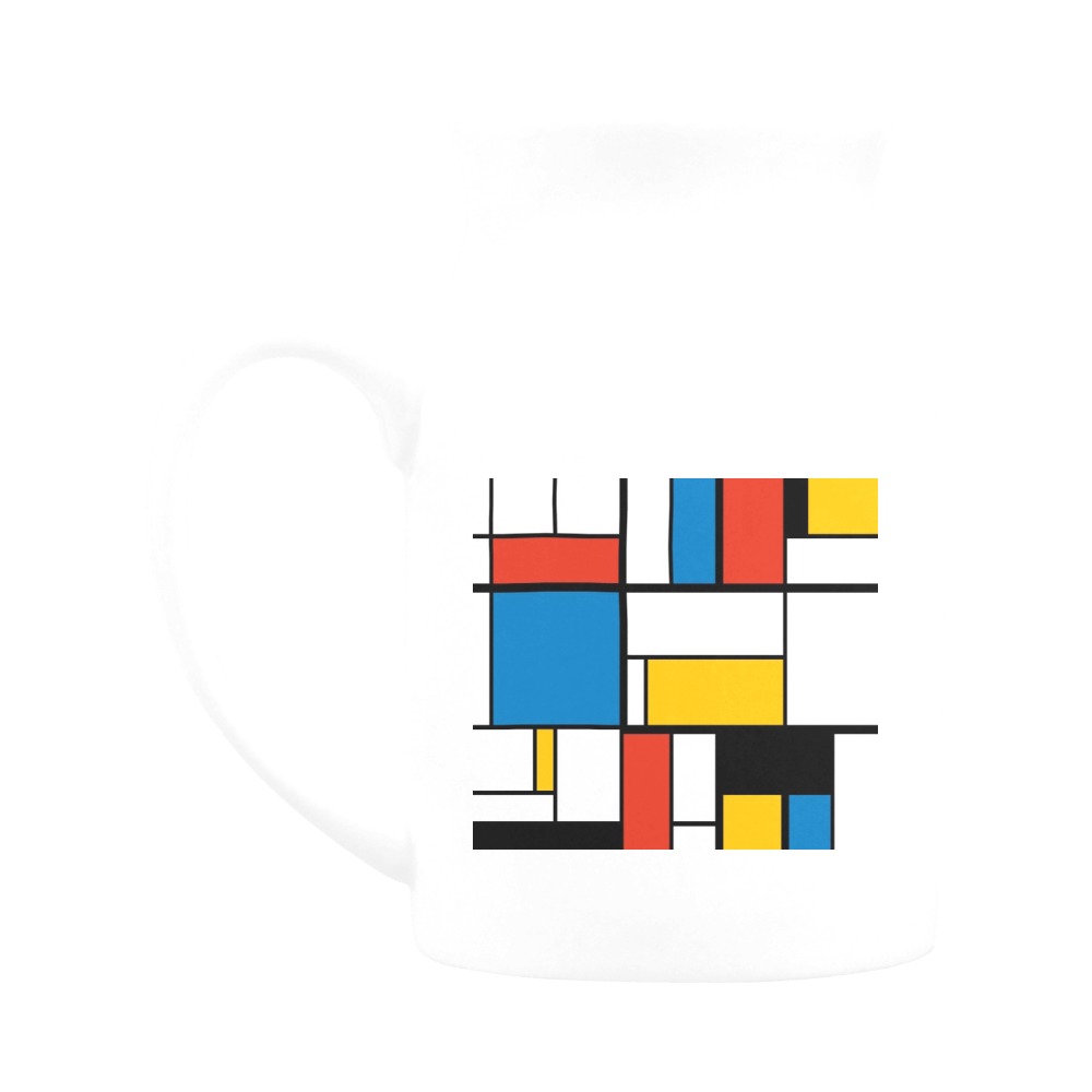 Mondrian De Stijl Modern Milk Cup (Large) 450ml