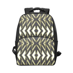 tribal arrows black & white Unisex Laptop Backpack (Model 1663)