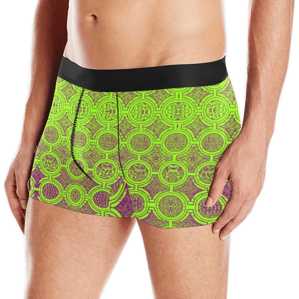 AFRICAN PRINT PATTERN 2 Men's All Over Print Boxer Briefs (Model L10)