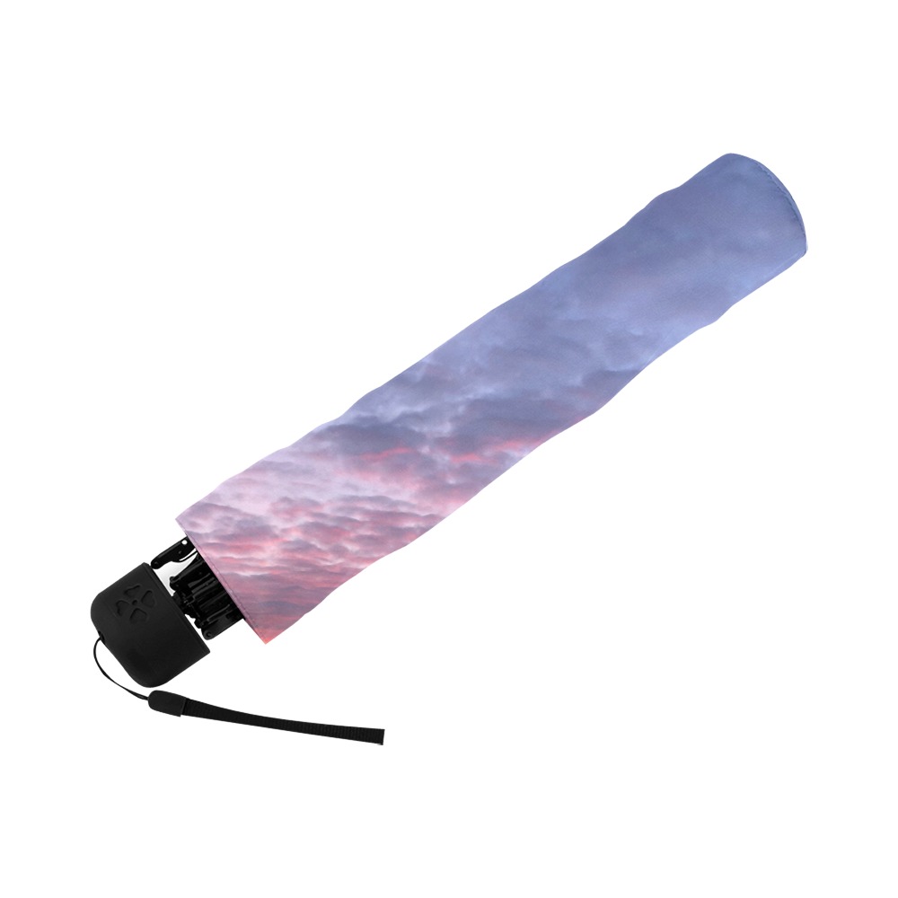 Morning Purple Sunrise Anti-UV Foldable Umbrella (Underside Printing) (U07)