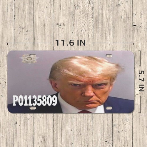 Trump Lis. Custom License Plate