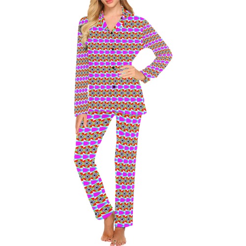 Patternator (833) Women's Long Pajama Set