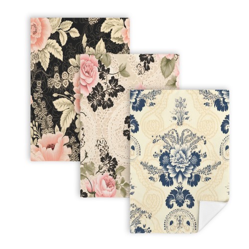 Elegant Floral Pattern Multi Towel Set