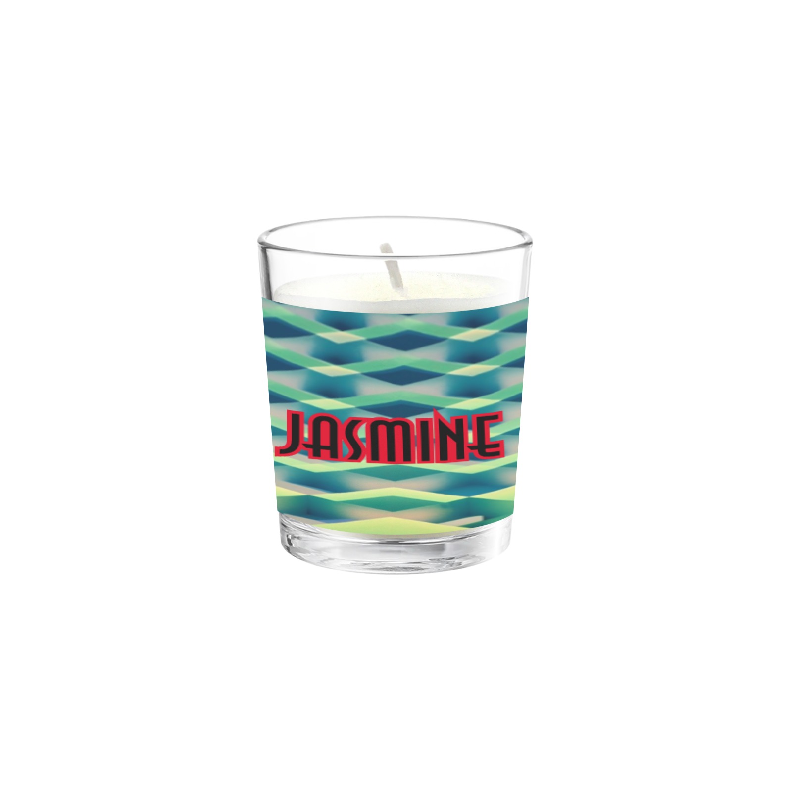 74 Jasmine Transparent Candle Cup (Jasmine)