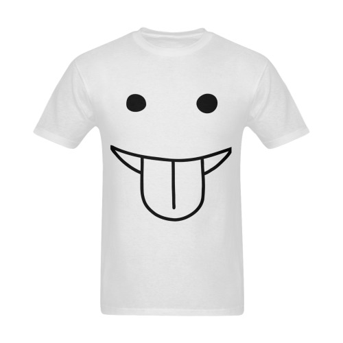 Funny face Men's Slim Fit T-shirt (Model T13)