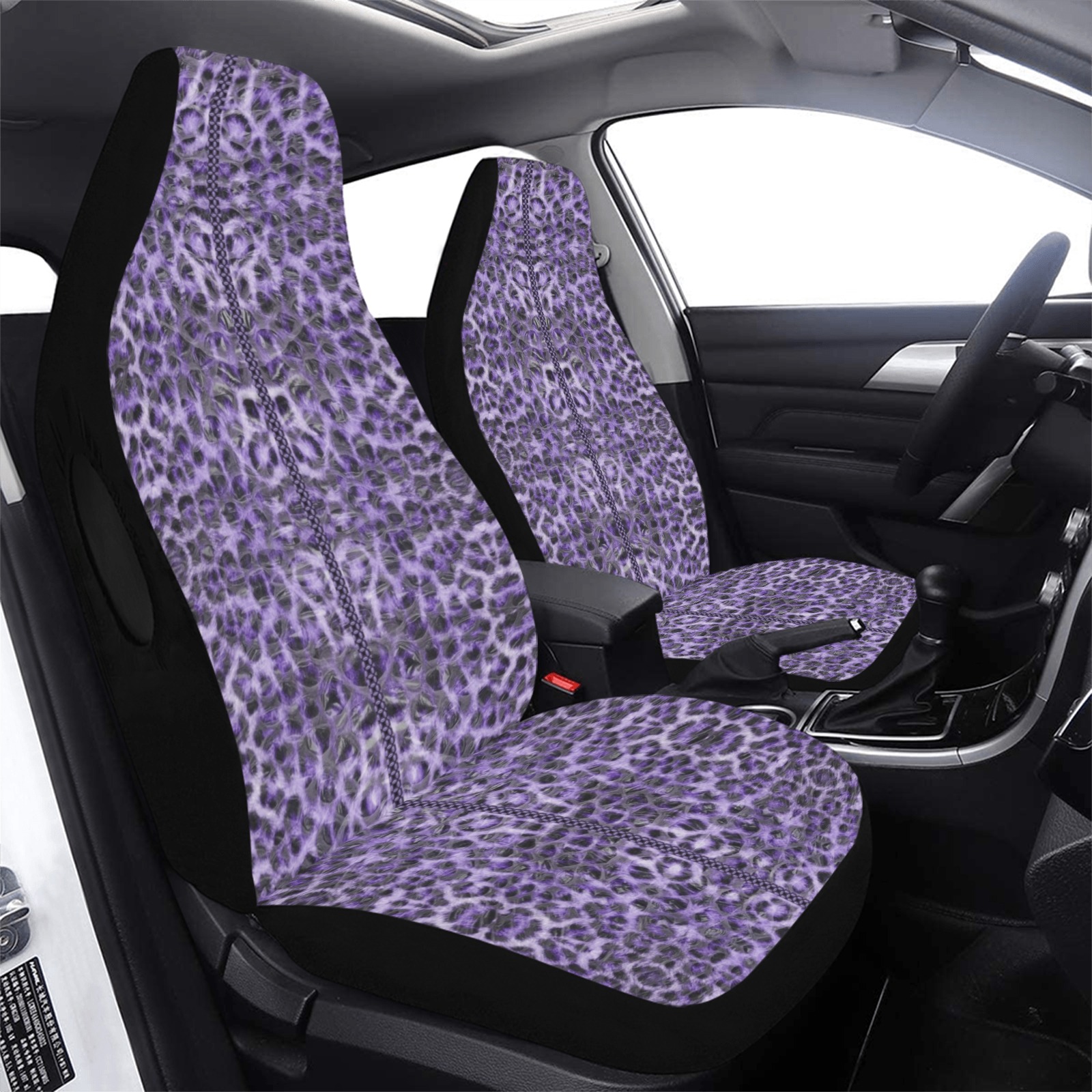 puma purple Car Seat Cover Airbag Compatible (Set of 2)