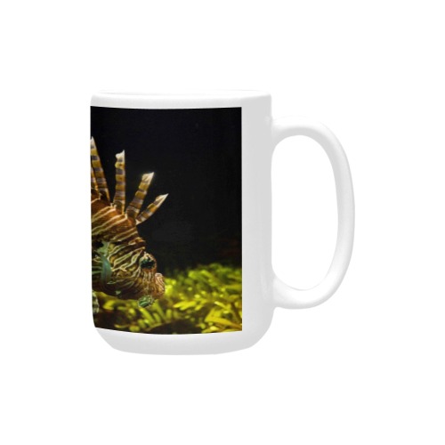 Tropical Lionfish Custom Ceramic Mug (15OZ)