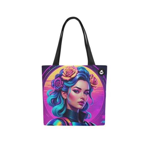 SYTHWAVE TOTE 1 Canvas Tote Bag (Model 1657)