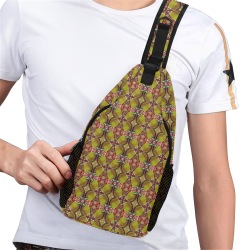 Chest Bag - Small Single Strap - Green Apple Men's Casual Chest Bag (Model 1729)