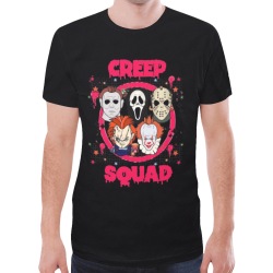 Creep Squad New All Over Print T-shirt for Men (Model T45)