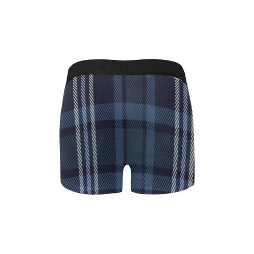 Blue Plaid Mens Men's Classic Boxer Briefs (Model L34)