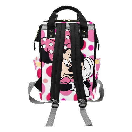 Mini Mouse Baby Baby Multi-Function Diaper Backpack/Diaper Bag (Model 1688)