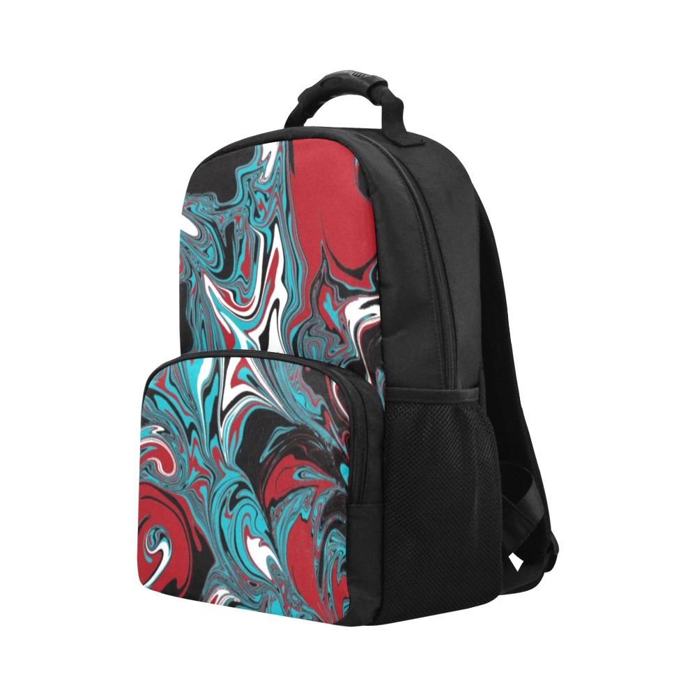 Dark Wave of Colors Unisex Laptop Backpack (Model 1663)