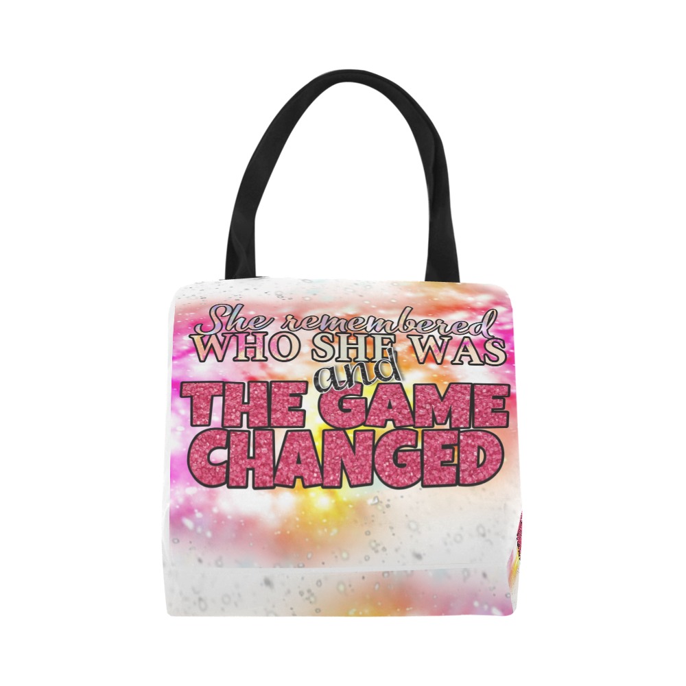 She Remembered Who She Was Canvas Tote Bag (Model 1657)