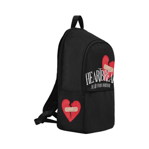 Heartbreak BookBag Fabric Backpack for Adult (Model 1659)
