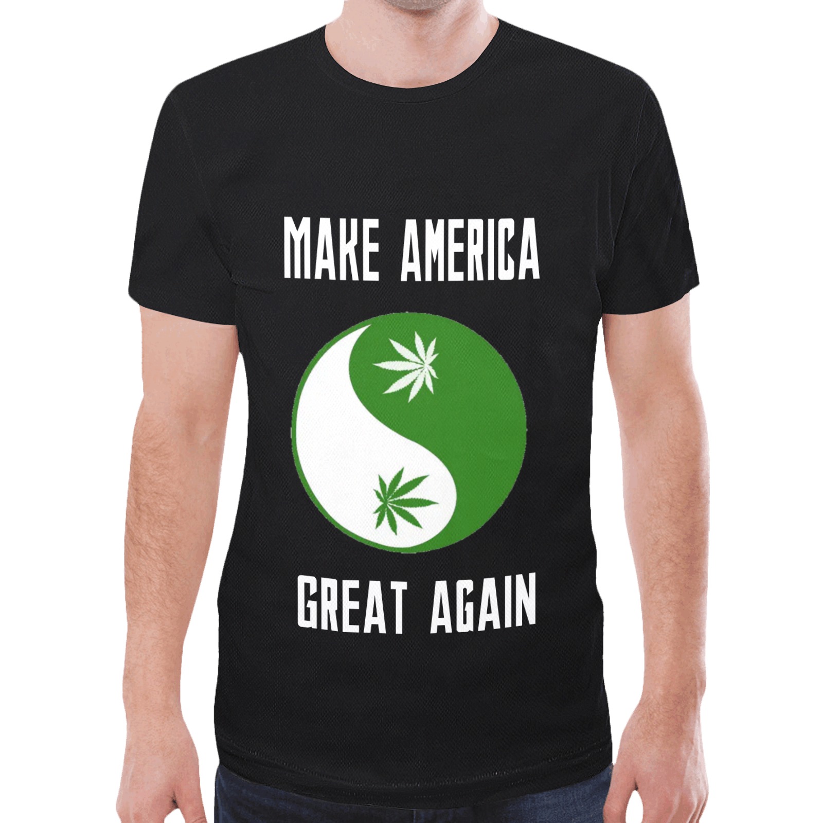 maga weed shirt New All Over Print T-shirt for Men (Model T45)