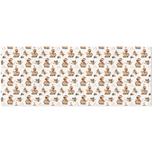 Mama and Baby T-Rex Christmas Pattern