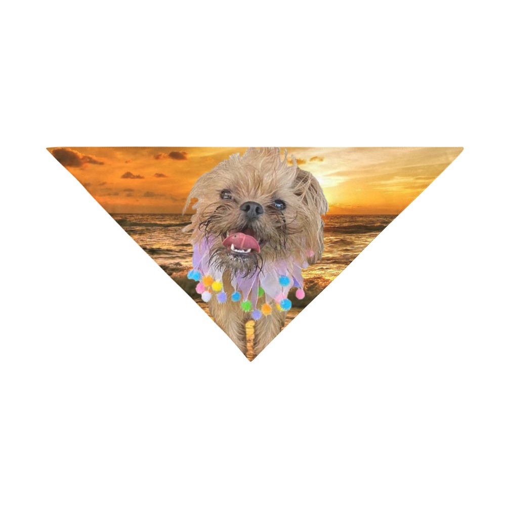 Mika_01 Pet Dog Bandana/Large Size