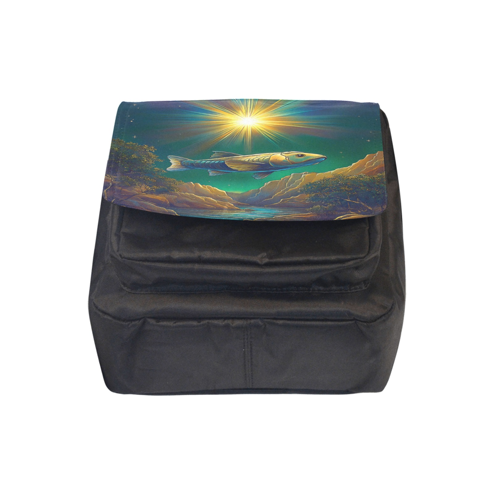 Celestial Swim Crossbody Nylon Bags (Model 1633)