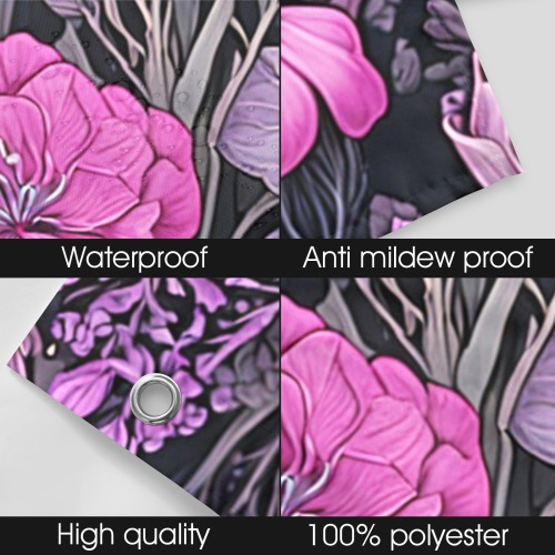 Fabulous Florals 40 Shower Curtain 72"x84"