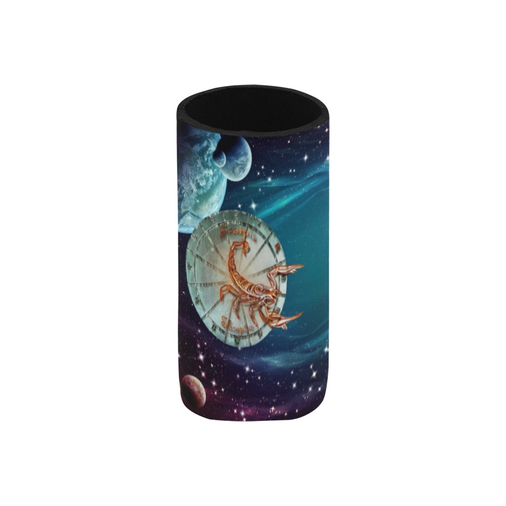 Scorpion Space Planets Neoprene Can Cooler 5" x 2.3" dia.