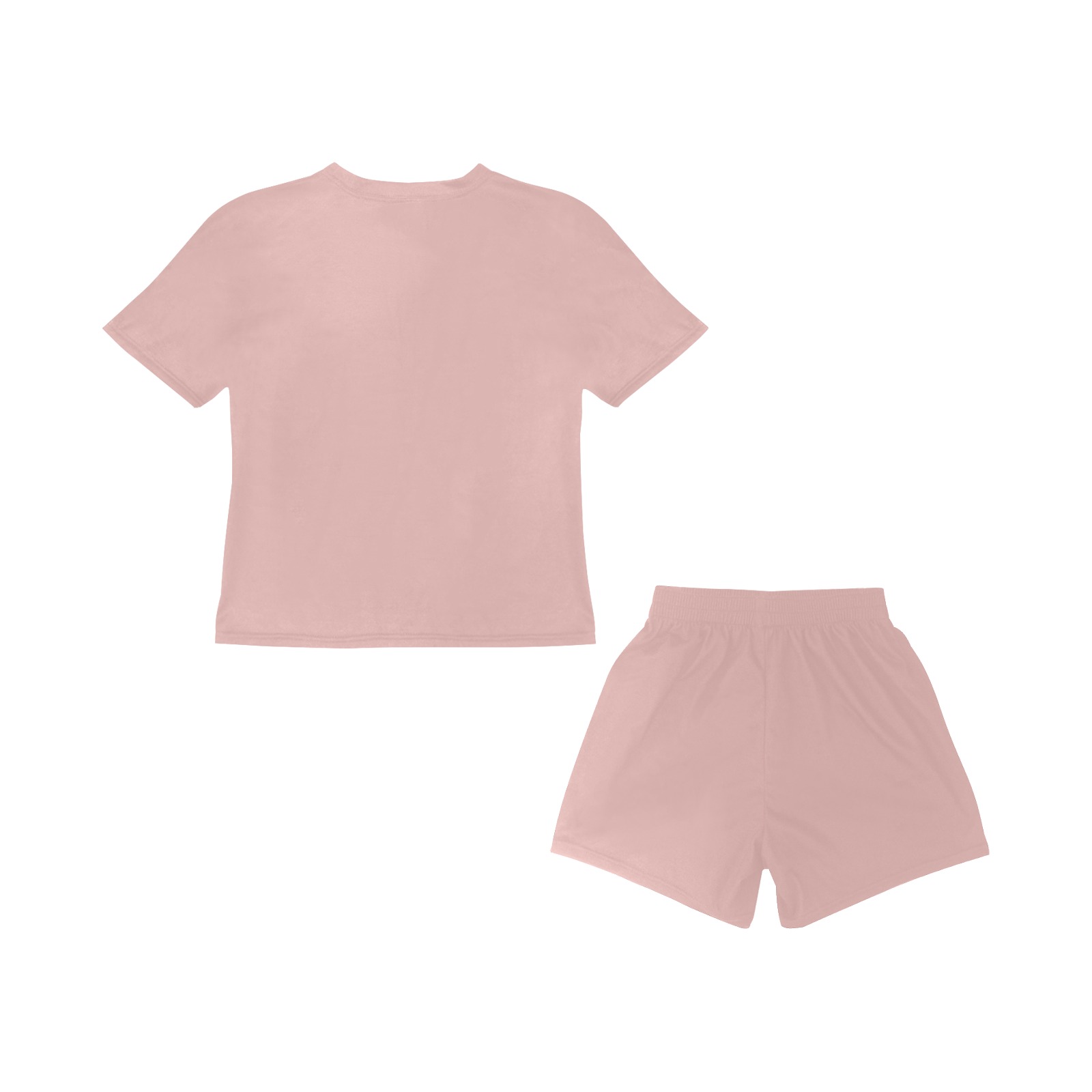 Gossamer Pink Big Girls' Short Pajama Set