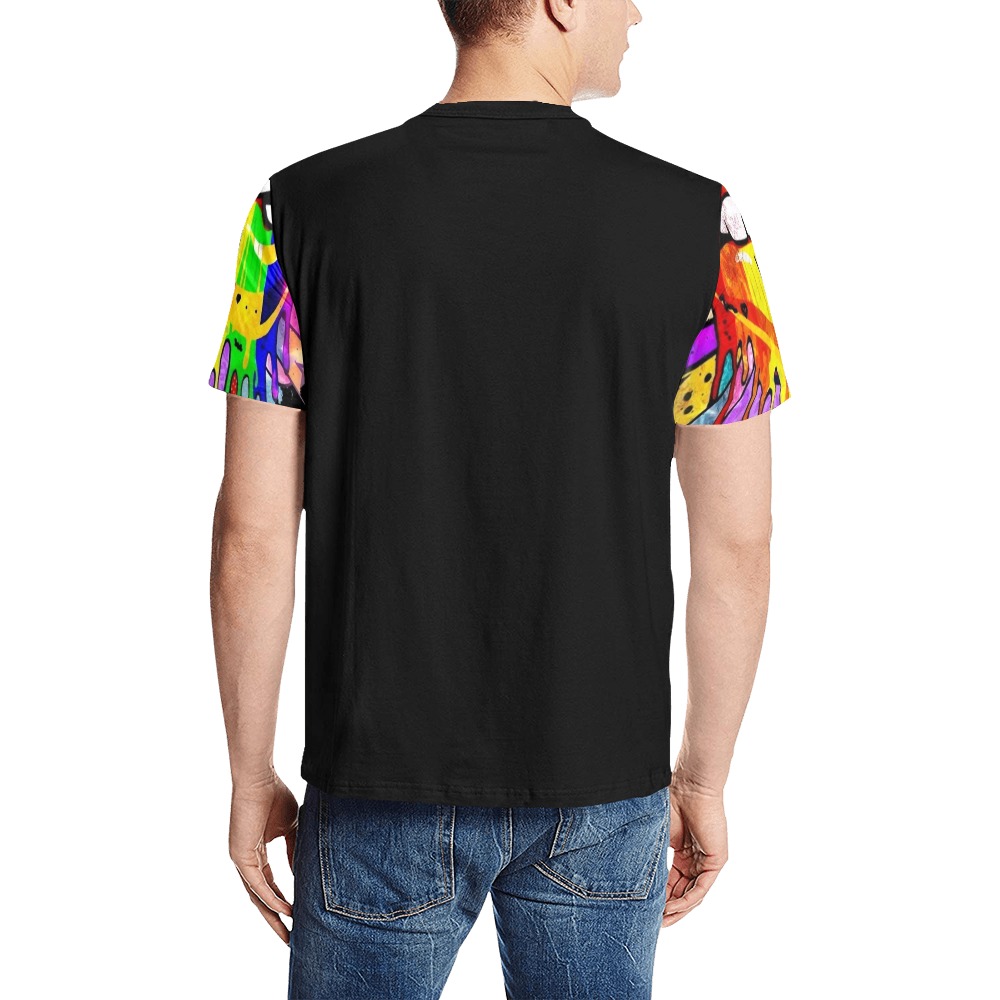 Pride Bereit 2022 by Nico Bielow Men's All Over Print T-Shirt (Solid Color Neck) (Model T63)