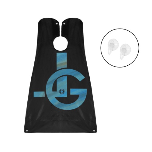 lg teal Beard Bib Apron for Men Shaving & Trimming