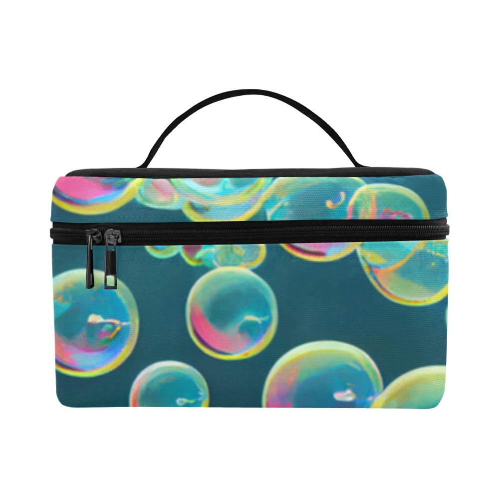 bubbles pattern Lunch Bag/Large (Model 1658)