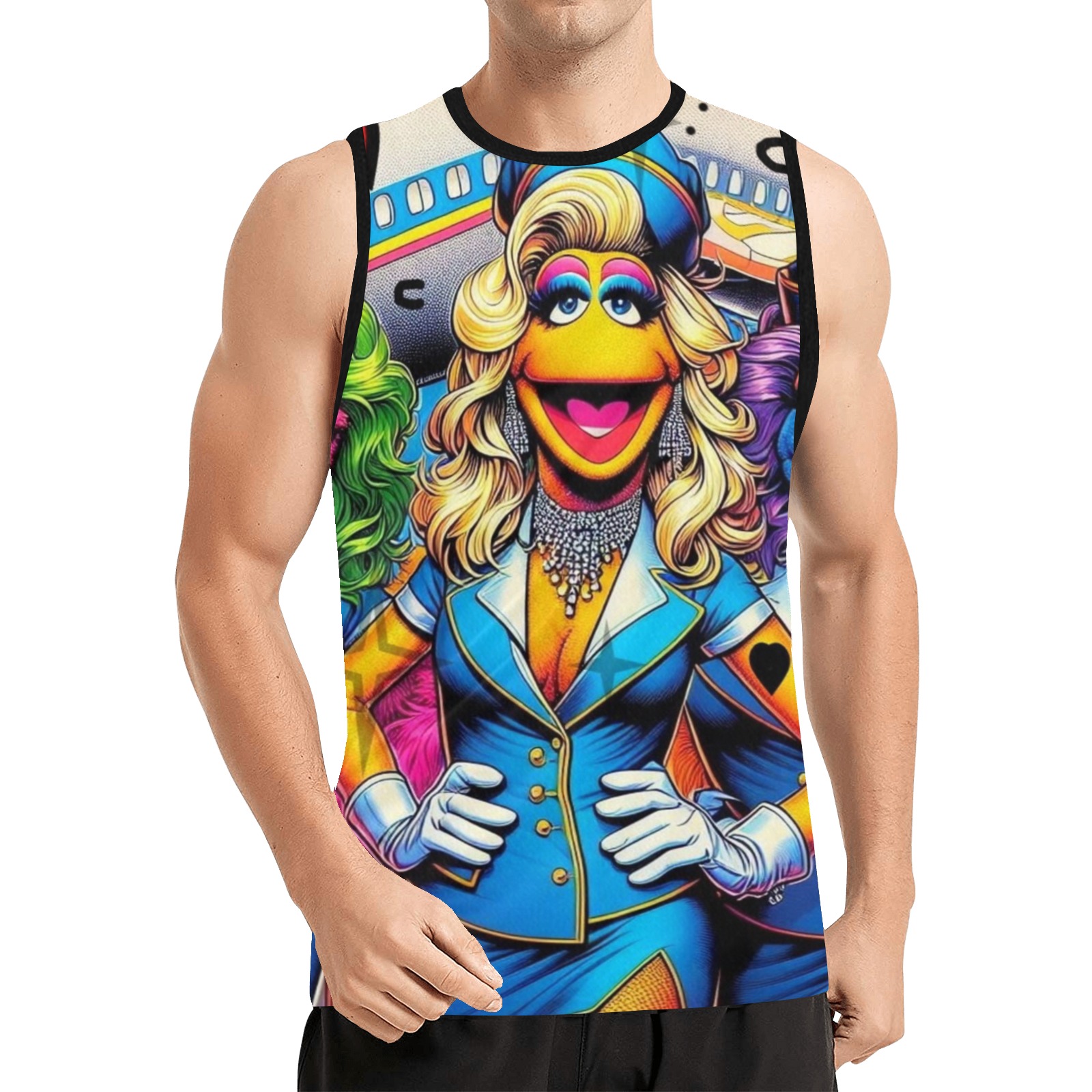 Puppet by Nico Bielow All Over Print Basketball Jersey