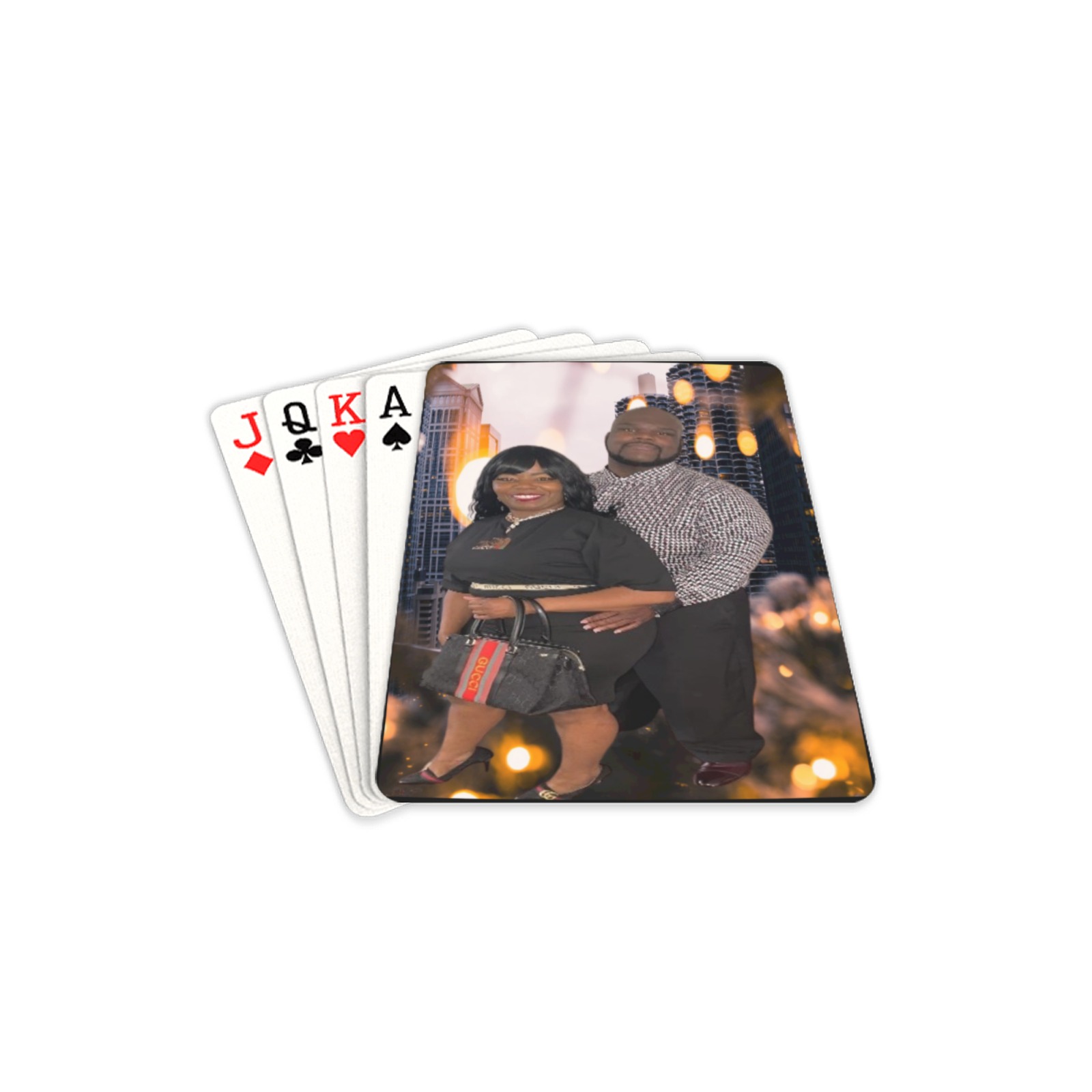 Customize Couple Playing Cards Playing Cards 2.5"x3.5"