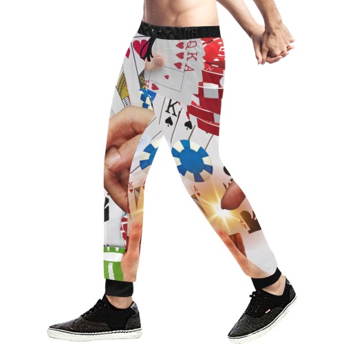 New Men's All Over Print Sweatpants (Model L11)