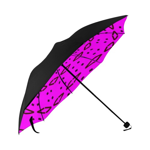 kalidoscope lrgepnk Anti-UV Foldable Umbrella (Underside Printing) (U07)