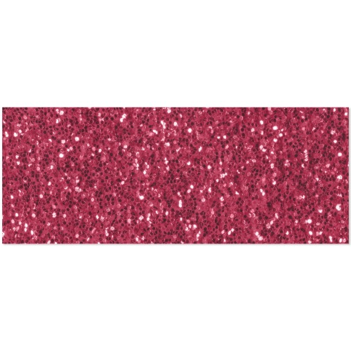 Magenta dark pink red faux sparkles glitter Gift Wrapping Paper 58"x 23" (2 Rolls)