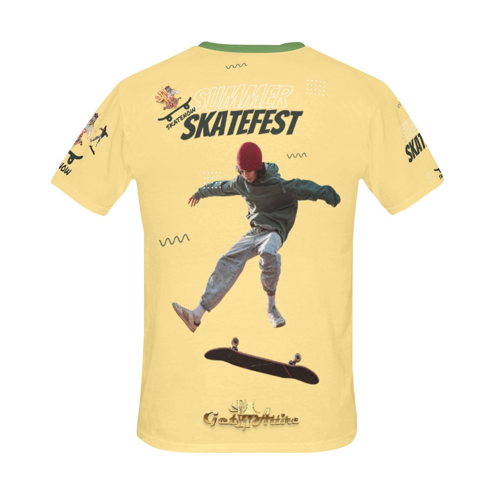 Skateboarding Collectable Fly All Over Print T-Shirt for Men (USA Size) (Model T40)