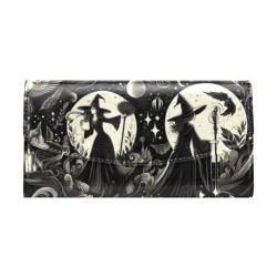 Witches Wallet Women's Flap Wallet (Model 1707)