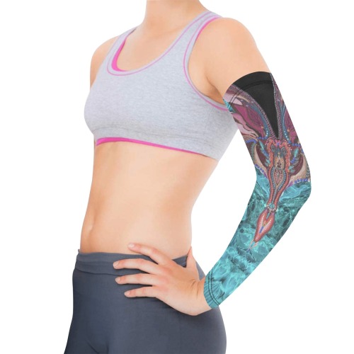 Nidhi Decembre 2014- pattern-5-7 neck front Arm Sleeves (Set of Two)