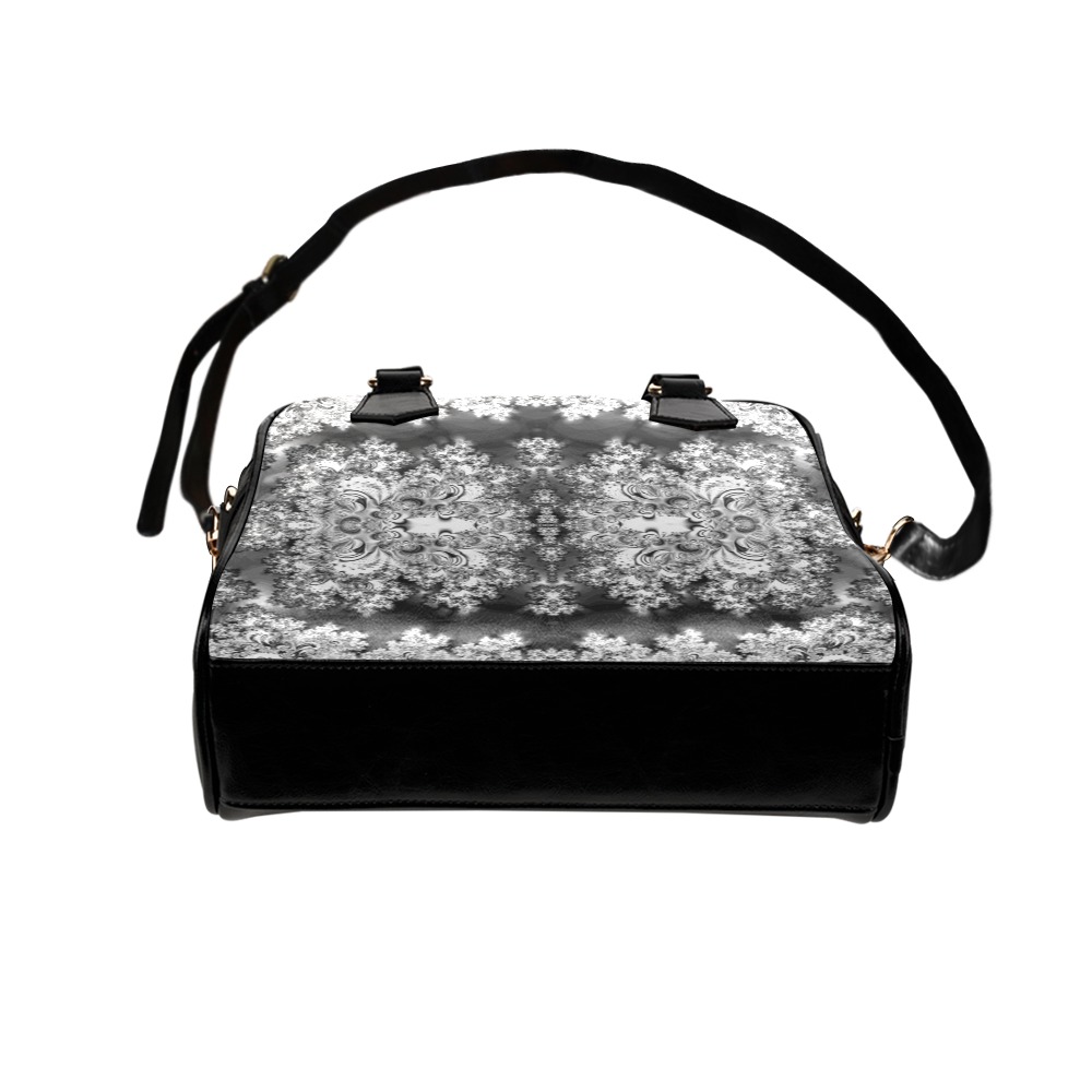 Silver Linings Frost Fractal Shoulder Handbag (Model 1634)