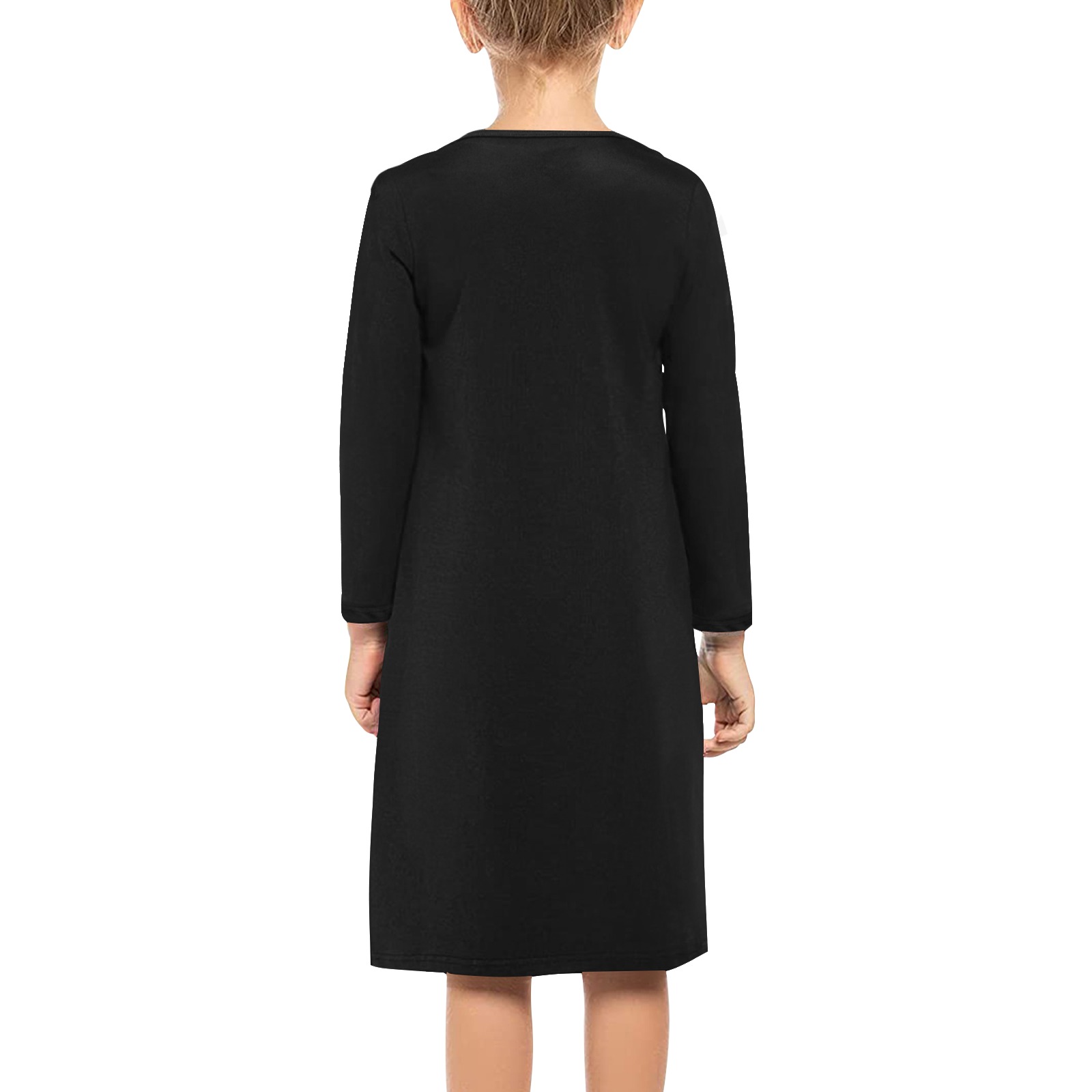Foxy Roxy Black Girls' Long Sleeve Dress (Model D59)