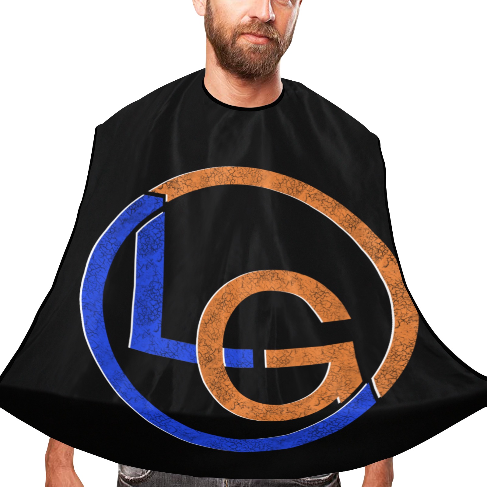 LG O/B Beard Bib Apron for Men Shaving & Trimming