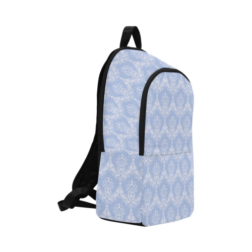 damask light blue Fabric Backpack for Adult (Model 1659)