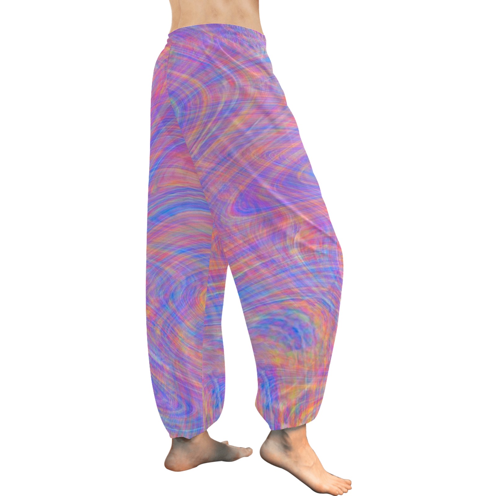 UniKornVibes Women's All Over Print Harem Pants (Model L18)