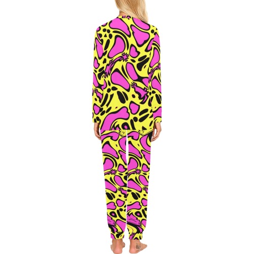 SPLOTCHYBLOB Women's All Over Print Pajama Set