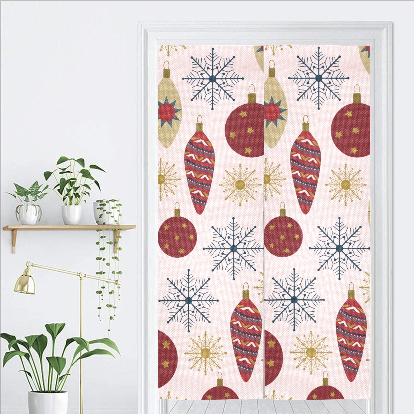 Christmas Door Curtain Door Curtain Tapestry