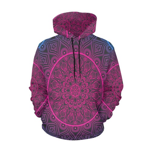 Mandala Paper (12)x7507 All Over Print Hoodie for Men (USA Size) (Model H13)