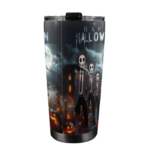 Happy Hello Ween 20oz Mobile Tumbler with Lid (Black Lock)