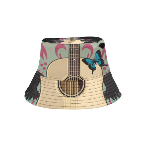 Guitar Vibes All Over Print Bucket Hat for Men