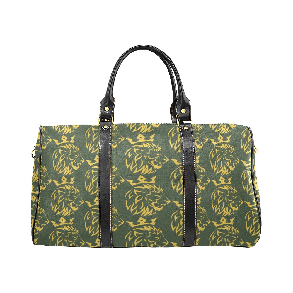 Freeman Empire Leather Duffle Bag (Green) New Waterproof Travel Bag/Large (Model 1639)