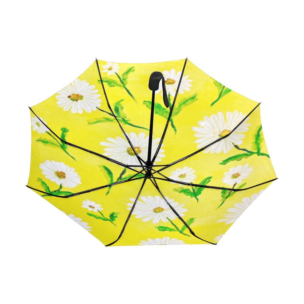 Daisy Anti-UV Auto-Foldable Umbrella (Underside Printing) (U06)
